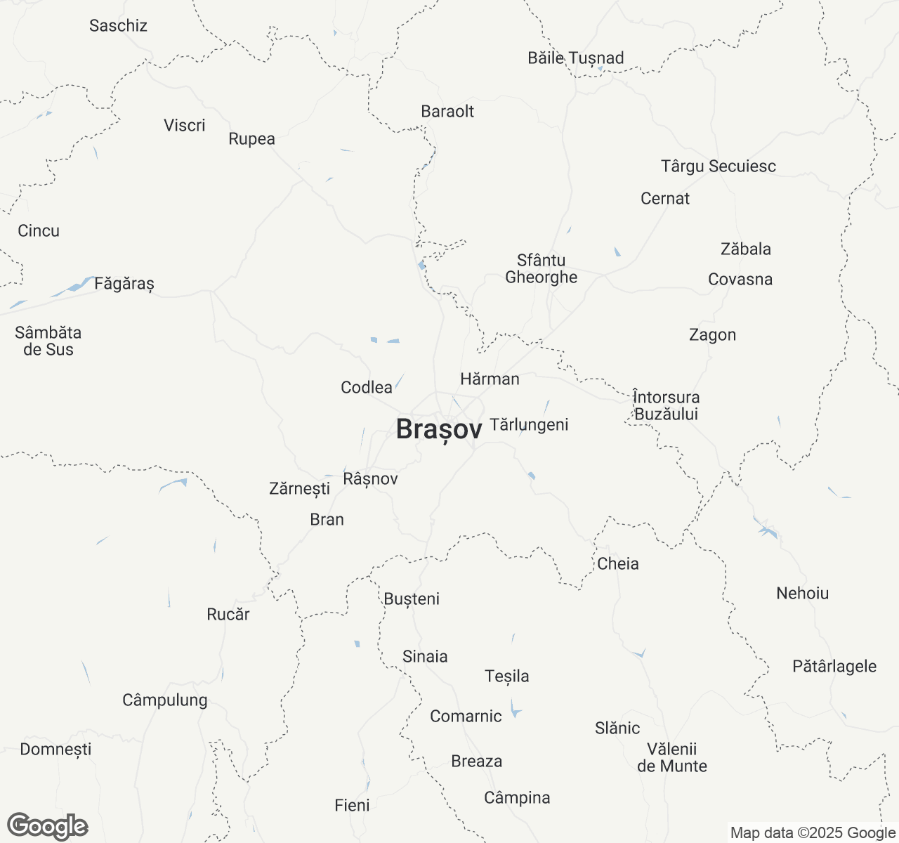 Map of Brasov